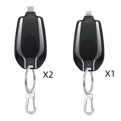 1500mAh Mini Power Emergency Pod  With Type-C Ultra-Compact Mini Battery Pack Fast Charging Backup Power Bank