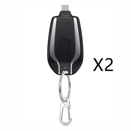 1500mAh Mini Power Emergency Pod  With Type-C Ultra-Compact Mini Battery Pack Fast Charging Backup Power Bank