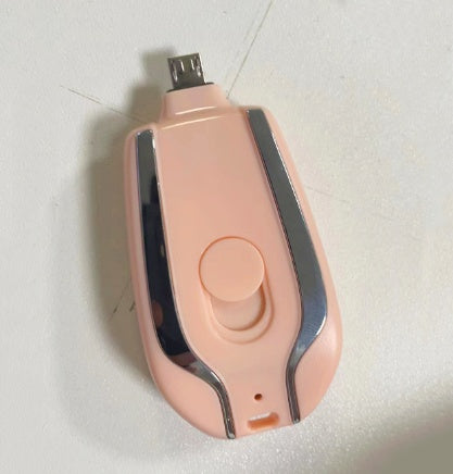 1500mAh Mini Power Emergency Pod  With Type-C Ultra-Compact Mini Battery Pack Fast Charging Backup Power Bank