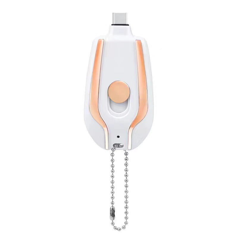 1500mAh Mini Power Emergency Pod  With Type-C Ultra-Compact Mini Battery Pack Fast Charging Backup Power Bank