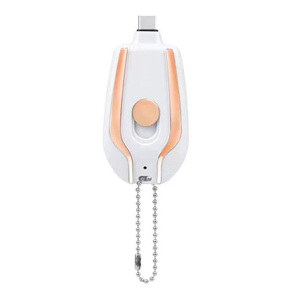1500mAh Mini Power Emergency Pod  With Type-C Ultra-Compact Mini Battery Pack Fast Charging Backup Power Bank