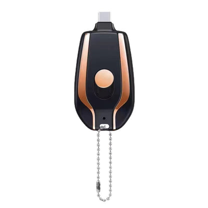 1500mAh Mini Power Emergency Pod  With Type-C Ultra-Compact Mini Battery Pack Fast Charging Backup Power Bank