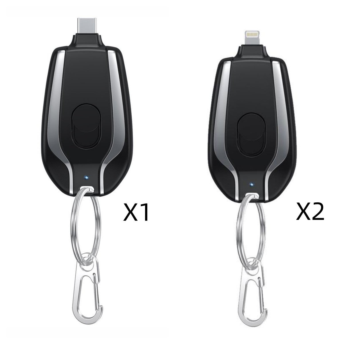 1500mAh Mini Power Emergency Pod  With Type-C Ultra-Compact Mini Battery Pack Fast Charging Backup Power Bank