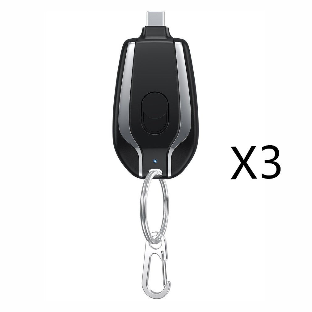 1500mAh Mini Power Emergency Pod  With Type-C Ultra-Compact Mini Battery Pack Fast Charging Backup Power Bank
