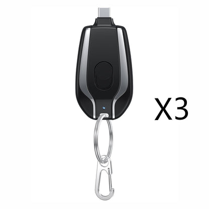 1500mAh Mini Power Emergency Pod  With Type-C Ultra-Compact Mini Battery Pack Fast Charging Backup Power Bank